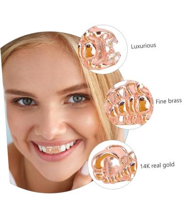 Healeved 3 Pcs Scorpion Single Braces Costume for Men Gold Tooth Photo Props Vampire Like Real 14k - Buy Online on GoSupps.com