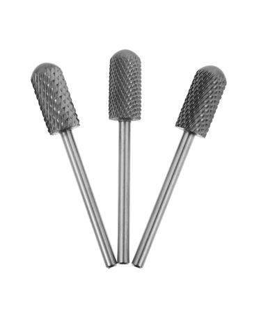 POPETPOP 3pcs Set Nail Polisher Nail Drill Tips Nail Art Accessory Manicure Pedicure Bit Nail Drill Tool Diamond Drill Bits Nail Bit Manicure Polish Drill Bit Tungsten Steel Mandrel Alloy