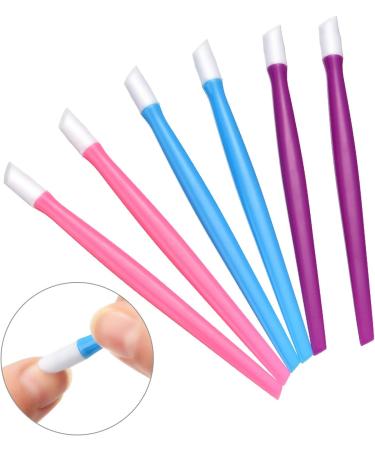 30-Piece Plastic Handle Nail Cuticle Pusher Nail Cleaner Set for Men and Women - Perfect for Christmas and Valentine's Day gifting (Blue, Purple, Pink) - Buy Online on GoSupps.com