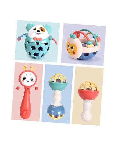 Bestonzon Bite Ring for Toddlers | Sensory Tea Tank Rattles & Handwritten Toys Ideal Baby Teething Tool - Buy Online on GoSupps.com