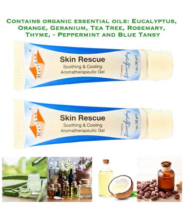 Skin Rescue Gel - All Natural Paraben-Free Moisturizer with Aloe Vera Coconut & Jojoba Extracts | 1 oz - Buy Internationally - Buy Online on GoSupps.com