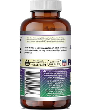 Amazing Formulas Pterostilbene 100 Mg per Serving | Capsules Supplement | Non-GMO | Gluten-Free | Made in USA (1 Pack | 60 Count) 1 Count (Pack of 1) - Buy Online on GoSupps.com