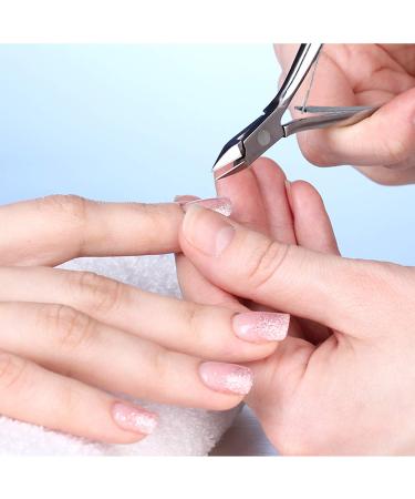 Stainless Steel Cuticle Nippers Set - Dead Skin Remover Scissors for Manicure and Pedicure - 4 Pack - Buy Online on GoSupps.com