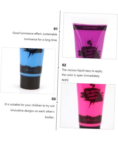  TOVINANNA Pack of 2 Coloured and Reactive Face Paints 10ml Pack of 8 - Buy Online on GoSupps.com