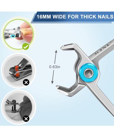 Heavy Duty Toenail Clippers for Seniors | Professional Extra Large Nail Clippers for Thick Nails - Wide Opening & Durable - Buy Online on GoSupps.com