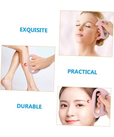 Fomiyes 5-in-1 Acupuncture Massage Device - Hand Massager for Scalp & Neck Relief | Pebble Gel Pink - Buy Online on GoSupps.com
