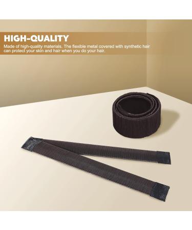 2 Pcs Dark Brown Magic Hair Bun Maker - Fast & Easy Donut Bun for Girls and Women - Buy Online on GoSupps.com