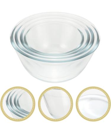 Fruit Bowl Salad Bowl Glass Bowls Glass Bowls Set for Kitchen Prep Glass Bowls for Dessert Snack Fruit Nuts or Dip Bowls Set of 4 Clear Glass Candy Bowls - Buy Online on GoSupps.com