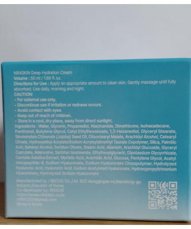 Korean Face Moisturizer with Hyaluronic Acid & Niacinamide Deep Hydration Anti-Aging Cream for Women Daily Face Cream for Dry Skin 50ml - Buy Online on GoSupps.com