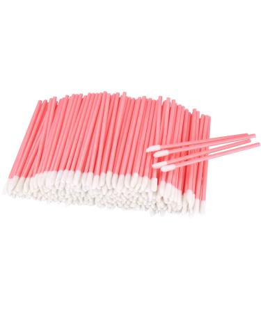 300 pieces make up lipstick brush lip brush lipstick applicator lip gloss brush make-up brush for lips makeup - pink