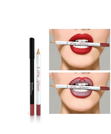 YOUTHINK Lip Liner Set - 12 Waterproof Matte Lipstick Pencils for Long-Lasting Beauty | International Shipping Available - Buy Online on GoSupps.com