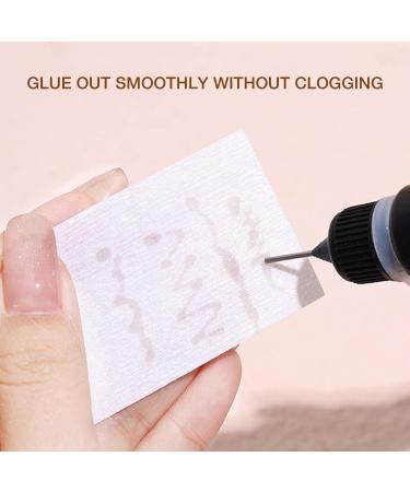 Rhinestone Glue for Nails Clear Nail Gem Glue Precision - No Wipe Adhesive Filler Sealing Glue for Gems Diamonds Jewelry Gel Nail Polish Decoration Nanyaciv - Buy Online on GoSupps.com