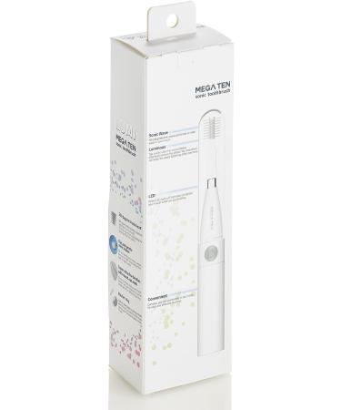 Lumi 360 Round Head Sonic Electric Toothbrush for Adults - LED Microfiber Bristles, Gentle Sonic Technology, Vibrating, 4 Brush Heads - 5 Piece Set - Buy Online on GoSupps.com