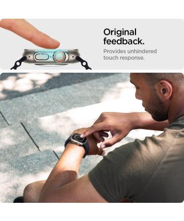 Spigen Tempered Glass Screen Protector for Apple Watch Ultra (49mm) - 2 Pack - Buy Online on GoSupps.com