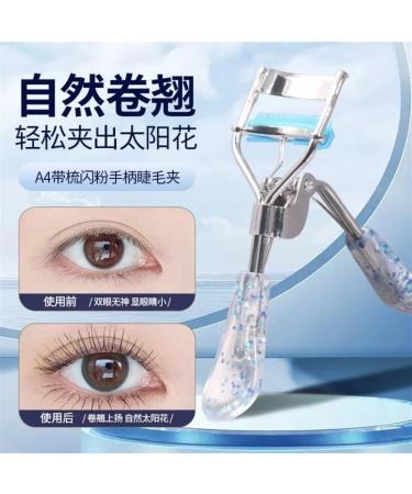 Natural Curler with Comb Glitter Eyelash Curler for Beginners Local Wide Angle Portable Styling (Color : C3) - Buy Online on GoSupps.com