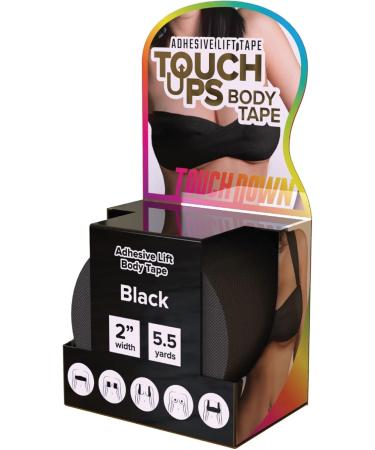 TouchUps Body Tape - Waterproof Boob Tape for Breast Lift & Support | Anti-Shredding | Perfect for Fitness & Swimming (Black - Buy Online on GoSupps.com
