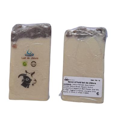 LOT DE 2-Savon au lait de ch vre & huile d'olive saponification froid fabrication artisanale la main- peaux : matures grasses acn iques ou s ches.