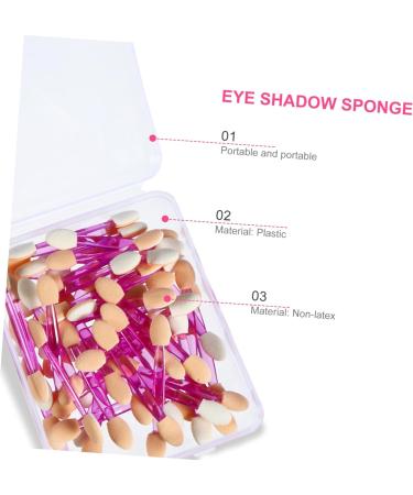 Hemoton 100pcs Double Ended Eyeshadow Brush Makeup Applicator Eye Shadow Sponge Eye Shadow Applicator Eyeshadow Brush Kit Makeup Brush Double-ended Eyedhadow Brush Cosmetic - Buy Online on GoSupps.com