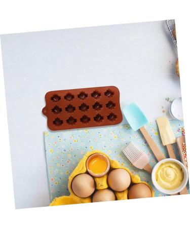 HOMSFOU 6 Pcs Maple Leaf Mold Thanksgiving Fondant Molds Chocolate Thankgiving Cake Mold Fall Candy Ice Jewlery Making Supplies Silicone Baking Mold Fudge Child Chewing Gum Silica Gel - Buy Online on GoSupps.com