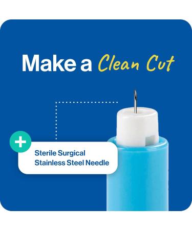 OWELL Pressure Activated Safety Lancets for Diabetes Testing - 100 Count Disposable Lancets with 30g Needles - Preloaded & Sterile - Buy Online on GoSupps.com