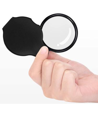 5 PCS Mini 10X Folding Pocket Magnifying Glass Set for Reading Books and Jewelry - Buy Online on GoSupps.com