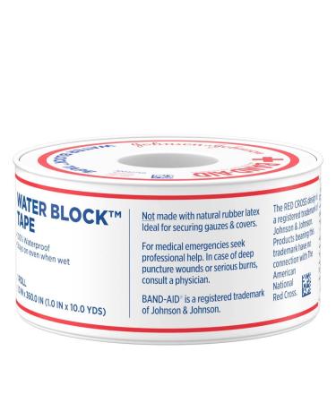 Band-Aid Waterproof Tape 1 Inch by 10 Yards (Pack of 6) - First Aid Products - Buy Online on GoSupps.com