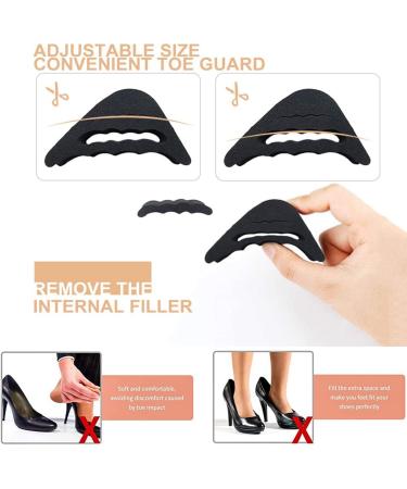 Crazy Bean Heel Cushions & Toe Pads - 4 Pairs of Comfort & Pain Relief for High Heels | International Shipping - Buy Online on GoSupps.com