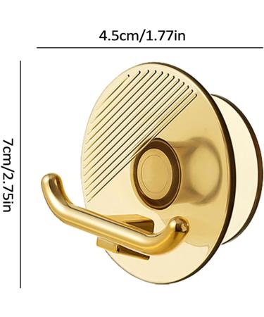 LVTFCO Connector Holder - Drill-Free Self-Adhesive Shower Storage Hook for Toothbrush Razors Towels & Coats - Cable Hook Organizer in Transparent Brown - Buy Online on GoSupps.com