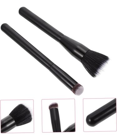 DRESSOOS 2 Pcs Highlight Brush Makeup Brush Fashionable Blush Brush Man- Made Fiber Makeup Artificial Fiber - Buy Online on GoSupps.com