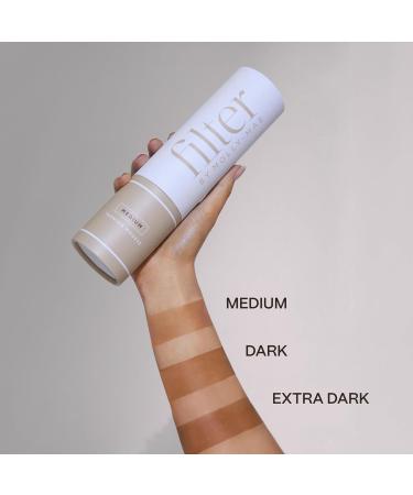 Filter By Molly-Mae Self Tanning Mousse Extra Dark | Fast Drying Fake Tan | Streak Free | Bronzed Glow | Moisturising Foam | Develops Fast | Long Lasting | 200ml - Buy Online on GoSupps.com