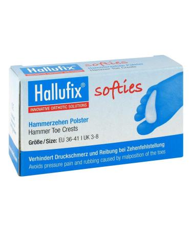HALLUFIX softies hammer toe pads size M 36-41 2 pcs