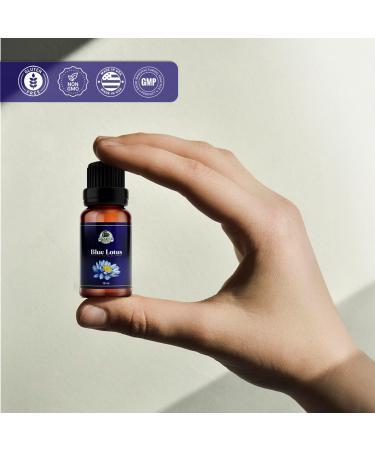 Blue Lotus Essential Oil | Premium Therapeutic Grade | for Aromatherapy Diffuser Skin Soaps Lotions & Candles | Vegan & Cruelty Free Undiluted Essential Oil (0.34 Fl Oz (Pack of 1) Blue Lotus) - Buy Online on GoSupps.com