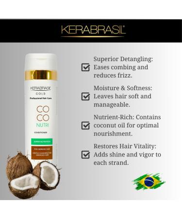 Coconut Rich Conditioner 300ml - Ultimate Smooth & Shine Hair Therapy | Keratin-Enhanced Frizz Control & Deep Hydration for Silky Soft Hair - Shop Internationally - Buy Online on GoSupps.com