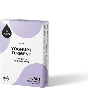 Buy Organic Yoghurt Ferment Mild by My.Yo - 6 Bags of Powder for Perfect Homemade Yogurt | International Shipping Available - Buy Online on GoSupps.com