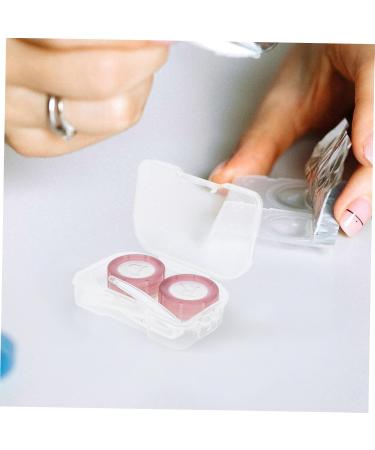 Partykindom 16 STK Contact Lens Container with Solution - Transparent Travel Accessory & Contacts Case - Buy Online on GoSupps.com