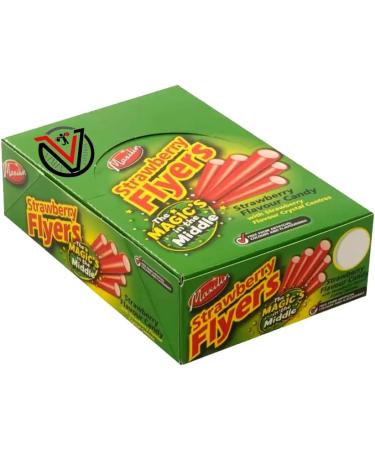 VIMIX FLYERS Strawberry Liquorice with Strawberry Crystal Centre 60 Pieces - Buy Online on GoSupps.com