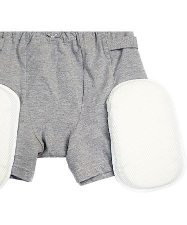 JAYIOLA Women Soft Hip Shorts Elderly Fall Injury Prevention Aid Grey Gray M Medium Gray - Buy Online on GoSupps.com