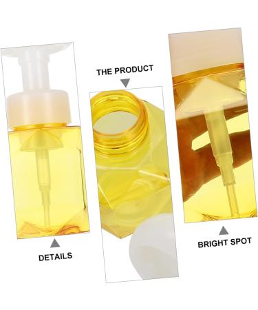 4 Pcs Flower Sparkling Bottle Foaming Hand Soap Soap Bottle Dispenser Head Washer Foam Bottle Travel Foam Bottle Flower Foam Soap Dispenser Foamer Device Cup Foaming Cup Gel/210 (Color : Yellow 2pcsx 9.7x9.7x16.3cmx2pcs Yellow 2pcsx2pcs - Buy Online on GoSupps.com