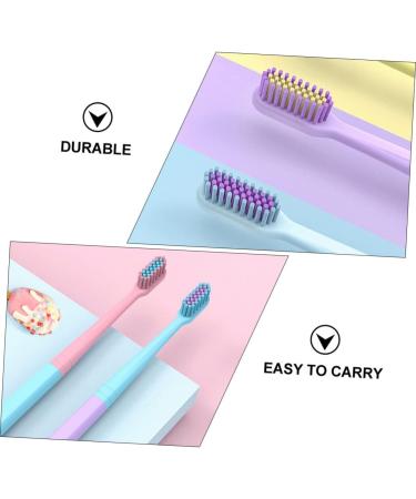 Ultechnovo 8ST Macaron Micro Toothbrushes - Electric & Manual Travel Toothbrushes for Home & Oral Care - Charcoal Cleaning Tool - Buy Online on GoSupps.com