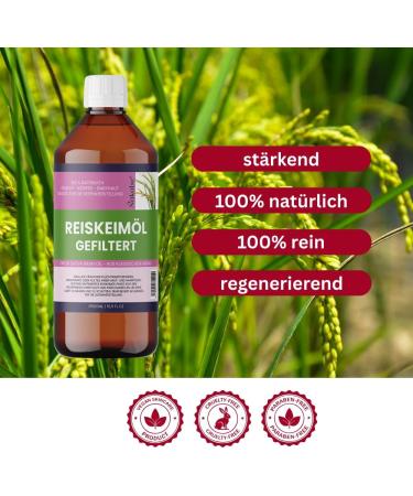  Nakobe Premium Rice Germ Oil - Lightweight Base Oil for DIY Cosmetics Soaps Massage and Aromatherapy - Nakobe (500ml) - Buy Online on GoSupps.com