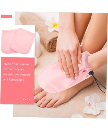 minkissy 2 Pairs Wax Thermal Insulation Gloves Moisturizing Gloves Socks Paraffin Wax Booties Cracked Heel Socks Wax Gloves Paraffin Bath Mitt Spa Plush Moisturizing Socks Work Hand - Buy Online on GoSupps.com