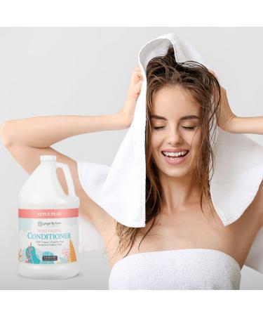 Ginger Lily Farms Botanicals Moisturizing Conditioner 1 Gallon Refill - Apple Pear Scent | Vegan & Cruelty-Free - Buy Online on GoSupps.com
