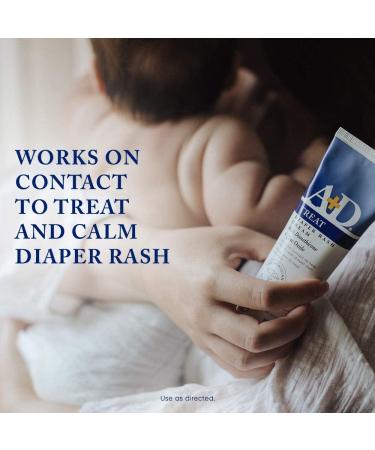 A+D Diaper Rash Cream 4 oz (113 g) with Dimethicone and Zinc Oxide - 8 Pack - Buy Online on GoSupps.com