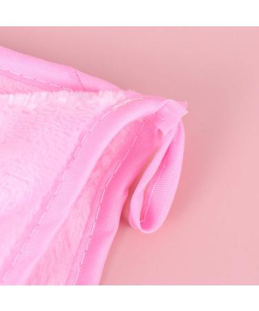 Exceart Soft Cleaning Gloves Set with Makeup Remover Cloth - Pink | Effective International Shipping - Buy Online on GoSupps.com