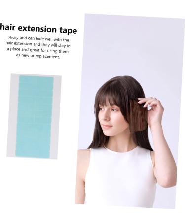 Angoily 10 Sheets Seamless Hair Extension Film Hair Scrunchie Chiffon Double Side Tape Hair Chopsticks for Women Wig Replacement Tape for Hair Glue Double Sided Headband - Buy Online on GoSupps.com