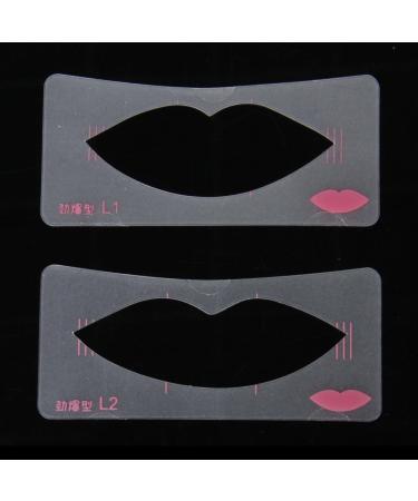 Tiuimk Lip Cards Three different styles for perfect lip formation and makeup application - Buy Online on GoSupps.com