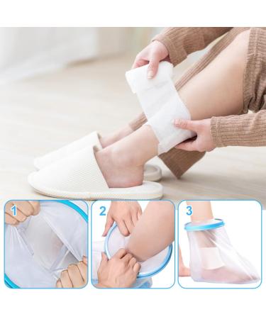 Casenly Waterproof Shower Foot Protector - Slide-Resistant Reusable Plaster Protection for Adults Keeps Wounds Dry - Buy Online on GoSupps.com