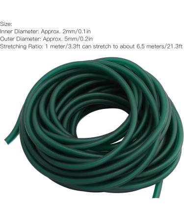 Natural Latex Rubber Tubing 0.08"(2mm) ID x 0.2"(5mm) OD Highly Elastic Slingshot Catapult Tube Non-Toxic Speargun Band Surgical Tube Rubber Hose for Hunting/Workout/Health Care/Sports(10m) - Buy Online on GoSupps.com