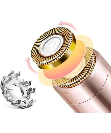Delmkin 4-Pack Face Hair Remover Replacement Heads - 2nd Gen Blades for Flawless Finishing Touch - International Shipping Available - Buy Online on GoSupps.com