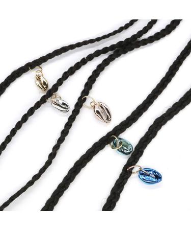 HEALLILY 13pcs Ocean Conch Shell Hair Rings Jewelry - Hair Accessories for Twist, Crochet Braiding - Hair Cuffs Decorations and Charms - Buy Online on GoSupps.com